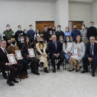 Торжественное вручение именных стипендий депутата Государственной Думы Федерального Собрания РФ Морозова Олега Викторовича.