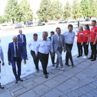 Рустам Минниханов и Валерий Фальков впервые посетили<br>Нижнекамский химико-технологический институт.