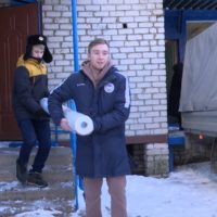 Отправка гуманитарной помощи мобилизованным
