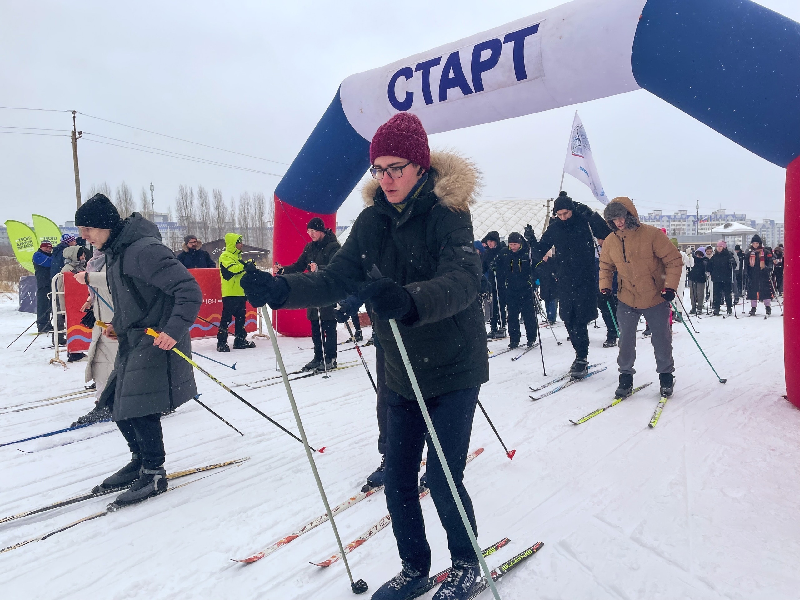 11 февраля в лесном массиве в районе ФОК «Батыр» прошли массовые старты по лыжным гонкам «Лыжня Нижнекамска-2023»